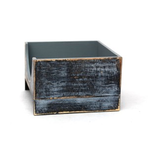Nouvelle arrivée : porte-boîte à mouchoirs en bois, style Wabi Sabi, organiseur décoratif - Product Image 3