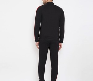 Survêtement de football pour hommes RAPID SPORTS en gros, 2-en-1 décontracté, couleur unie imprimée, 100 % coton molletonné, à capuche, taille élastique - Product Image 2