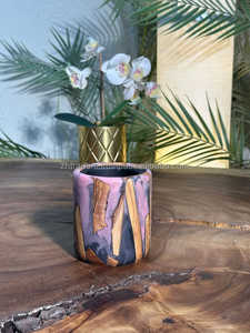 Soporte contemporáneo de resina epoxi y madera natural Bakhoor Mubkhar árabe Premium para decoración de fragancia Bukhoor, incienso y Oud - Product Image 4