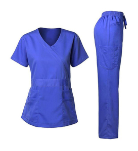 Unisex Hospital Uniforms Medical <b>Scrub</b> <b>Sets</b> for Women Customized Uniforms <b>Sets</b> Straight Pants <b>Scrubs</b> Uniform - Product Image 4