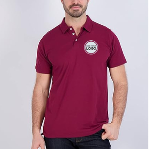 Camiseta de Golf Personalizada con Sublimación, 100% Algodón, Antiencogimiento, para Hombre, Alto Rendimiento, Absorbe la Humedad, Envío DDP Gratuito - Product Image 1