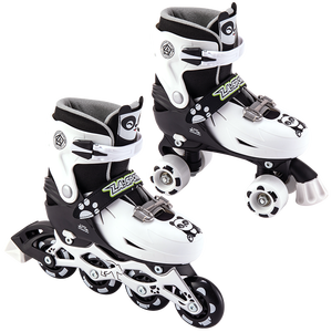 Patines Convertibles para Exteriores, en Línea y con Ruedas Cuádruples, con Ruedas de PU y Chasis de Aluminio, 2 en 1 - Product Image 2