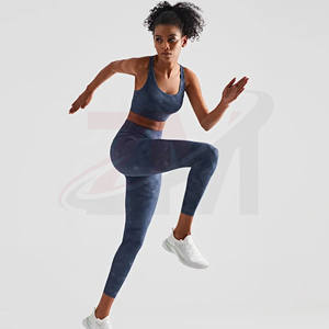 Conjunto de 2 Piezas para Yoga, Leggings Transpirables para Mujer, Ropa Deportiva, Top Deportivo, Bra para Yoga, Diseños con Logotipo Personalizado - Product Image 2