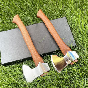 Hachas Pequeñas de Diseño Equilibrado, Hachas Pequeñas de Construcción Duradera, Hachas Pequeñas para Partir Leña para Acampar, Hacha Compacta Multiusos - Product Image 4