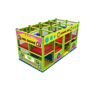 Mini-structure de jeu intérieure en filet tricoté pour enfants en bas âge, idéale pour l'escalade et le jeu doux - Product Image 4