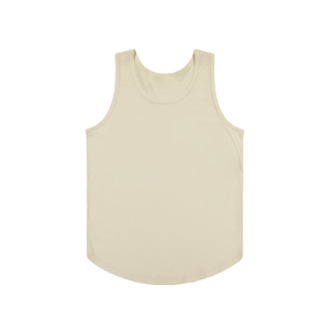 HSI Breathable 100% Cotton Mandarin Collar Men's Formal Style <b>Knitted</b> Tank Top Customizable Gym Fitness Solid <b>Pattern</b> <b>Machine</b> - Product Image 6