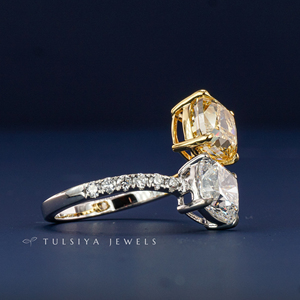 Luxury 14K Gold Lab Grown Diamond <b>Ring</b> for Women Sparkling Synthetic Diamond Engagement <b>Wedding</b> <b>Ring</b> Fine Jewelry Supplier - Product Image 3