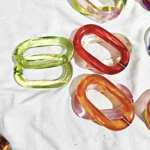 งานศิลปะแขวนผนังรูปนกฮูกนางฟ้าหลากสีขนาดใหญ่ โปร่งใส เป็นมิตรกับสิ่งแวดล้อม ทำด้วยมือจากเรซิ่นอีพ็อกซี่ พร้อมโซ่เชื่อมต่อ - Product Image 2