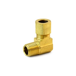 Raccord coudé à compression en laiton OEM pour connexions de tuyaux PE et plomberie industrielle - Product Image 1