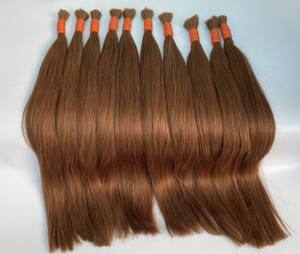 Extensions de cheveux humains en vrac de couleur blonde de qualité supérieure prix de gros auprès de cheveux bruts vietnamiens - Product Image 1