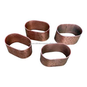 Top vente dernier concepteur anneau de serviette en métal plaqué or élégant forme ronde fantaisie anneau de serviette en laiton prix bas - Product Image 3