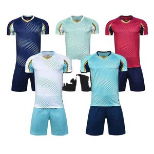 Uniforme de Fútbol de Poliéster con Estampado Digital de Alta Calidad, Camiseta de Fútbol Sólida de Manga Corta, Transpirable, Uniforme de Fútbol Personalizado para Hombre - Product Image 6