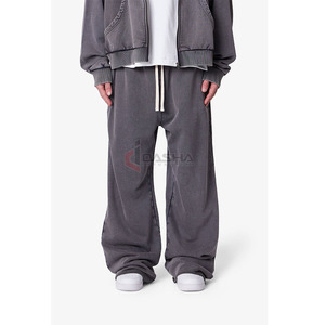 Pantalones Deportivos Unisex Holgados de Pierna Recta con Cordón, Transpirables, Casuales, Fabricante OEM Personalizado, Venta al Por Mayor, MOQ Bajo - Product Image 2