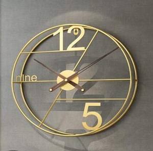 Reloj de Pared de Hierro a Precio de Mayoreo, Artículo de Decoración de Pared de Nueva Llegada para Sala de Estar, Comedor, Fondo de Pared, Reloj de Pared de Metal de Gran Tamaño - Product Image 5