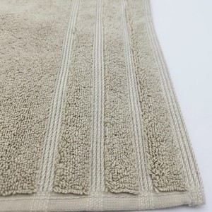 Tapis de bain classiques en coton, rectangulaires, antidérapants avec base en caoutchouc, épaisseur moyenne, à poils ras, pour salle de bain - Product Image 6
