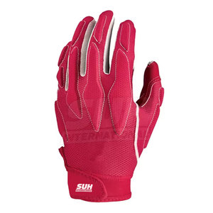 Nouveaux gants de football américain en cuir, style moderne, faible MOQ, usage professionnel, légers, haute qualité, sangle de poignet réglable - Product Image 2