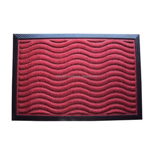 Alfombrilla de polipropileno antideslizante de grado superior de 40x60cm, Felpudo de entrada para interiores y exteriores con borde - Product Image 4