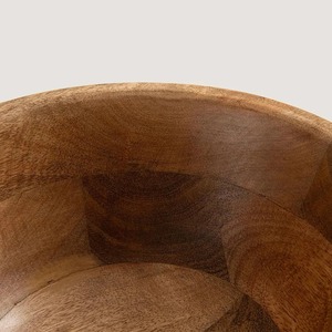 Grand saladier en bois fait main, rond, pour la cuisine et les restaurants, en promotion - Product Image 5