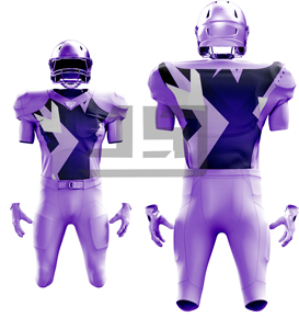 Premium JAMEZ SPORTS American <b>Football</b> Uniform Jersey Pants 100% Polyester Anti-Bacterial Quick Dry Breathable V-neck Short - Product Image 3