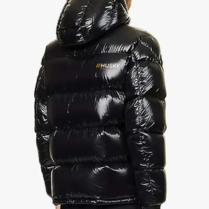 Chaqueta de burbujas ligera para hombre, para viajes de invierno, con cremallera, camuflaje, impermeable, cortavientos, con capucha, cuello alto, diseño plegable - Product Image 5