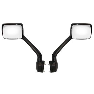 Chrome Hood Mirror for KENWORTH T680 (2013-2020) Peterbilt 579 (2010-2017) Peterbilt 587 (2010-2017) Driver (Left <b>Side</b>)-Truck - Product Image 3