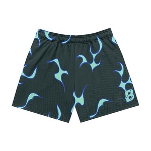 High Quality GSM Sports <b>Mesh</b> Shorts For Men Lightweight Polyester Fabric Dual Camo Panels Custom Heat Transfer Logo men's shorts - Product Image 4