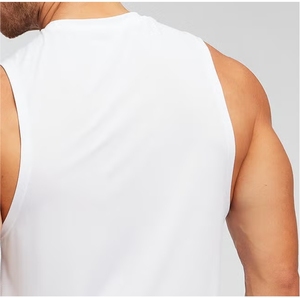 Camiseta Deportiva Transpirable para Hombre, para Entrenamiento y Fisicoculturismo, Material de Poliéster/Algodón - Product Image 5