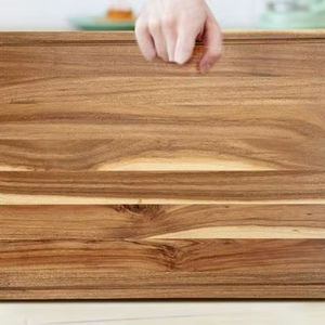 Tabla de Cortar Rectangular Grande de Madera, Fácil de Limpiar, 1.3 cm de Grosor - Product Image 1