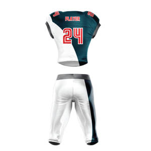 Uniforme de Fútbol Americano para Hombre 100% Poliéster con Diseños Personalizados, Colores Brillantes y Tela Resistente - Product Image 2