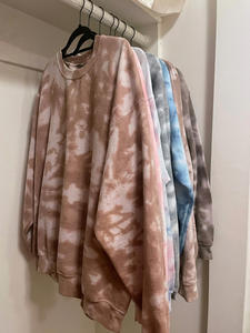 Sudaderas con capucha de cuello redondo de último diseño en varios colores, personalizables, con efecto tie-dye, duraderas, para hombre. - Product Image 5