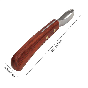 Cortador de pezuñas para caballos, antideslizante, de doble filo, para cuidado equino, herramienta de herrador para baño, aseo y granja lechera - Product Image 1