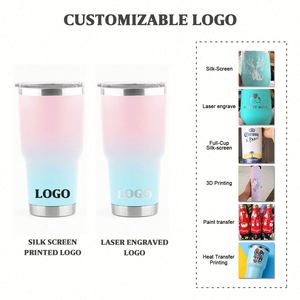 Gobelet isotherme à double paroi en acier inoxydable 304 de 30 oz, tasse de voyage avec couvercle anti-fuite, logo personnalisé - Product Image 4