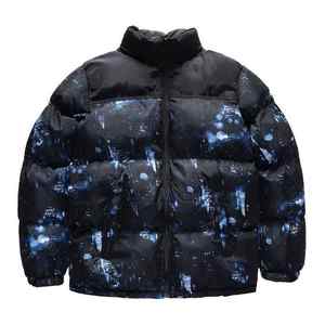 Veste d'hiver matelassée surdimensionnée à col montant respirante pour homme, personnalisable OEM, couleur unie, polyester/coton, 100 % polyester - Product Image 1
