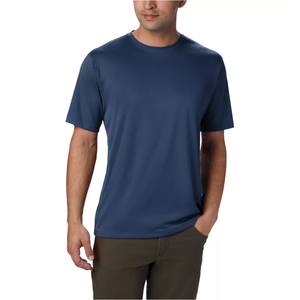 Camiseta Deportiva de Verano de Algodón con Cuello Redondo, Estilo Nuevo, Logotipo Personalizado, Secado Rápido, Color Sólido, Manga Corta, Talla Grande, Estilo Vintage - Product Image 1