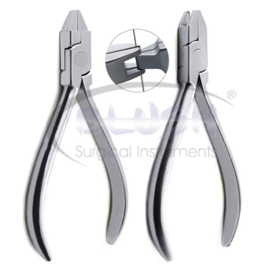 Pince à torsion orthodontique pour fils carrés et rectangulaires, mâle et femelle, pour laboratoire d'orthodontie, par Blush Surgical - Product Image 1
