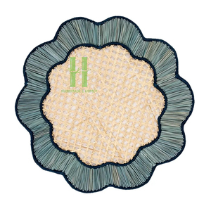 Set de table en corde de papier écologique, tailles personnalisables, variété de couleurs, pour décoration de mariage et de table, Noël, OEM - Product Image 1
