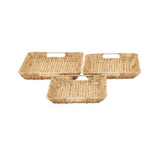 Natural <b>Seagrass</b> Decorative <b>Storage</b> Organizer Woven Home Decor <b>Basket</b> - Product Image 1