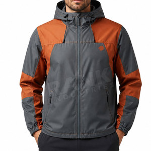 Service OEM, veste coupe-vent pour homme avec logo personnalisé, nouvelle veste coupe-vent élégante et durable pour homme - Product Image 3