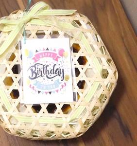 Panier de rangement en bambou tressé à la main, panier durable pour fruits et bonbons, en forme de boîte, belle apparence, fournisseur en gros, usine - Product Image 2