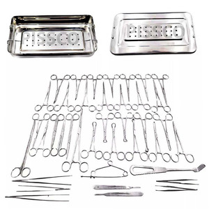 PISSCO Juego de Instrumentos Quirúrgicos para Apendicectomía y Hernia, Set de Instrumentos de Cirugía General, Set de Instrumentos para Cirugía de Hernia, 45 Piezas - Product Image 1