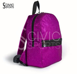 wholesale Manufacturer Custom Cute Shiny Bookbag Original Glitter <b>Backpacks</b> for Children - Product Image 2