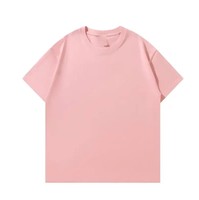 T-shirt gris à col rond et manches courtes, coupe classique, couleur unie, tricoté, décontracté, pour homme, nouveau modèle 2026, conception personnalisée OEM ODM