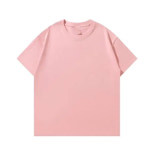 Camiseta Gris de Cuello Redondo y Manga Corta, Corte Regular, Color Sólido, Informal, Tejida, para Hombre, Modelo 2026, Diseño Personalizado, OEM, ODM - Product Image 3
