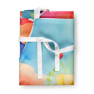 Unisex Large Multicolor Watercolor Anemones <b>Apron</b> <b>for</b> Adults <b>for</b> <b>Cooking</b> Baking Gardening Crafts-Kitchen Server - Product Image 3