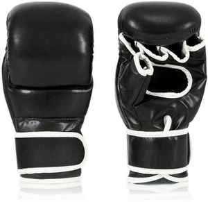 Guantes de Boxeo Profesionales de Cuero Liso para Hombre con Diseño Transpirable y Ligero que Absorbe la Humedad - Product Image 3