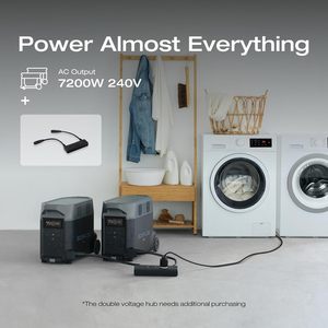 <span class=keywords><strong>Prix</strong></span> d'usine...EF <span class=keywords><strong>ECOFLOW</strong></span> 10.8kWh Station d'alimentation portable : DELTA Pro avec 2 batteries supplémentaires - Product Image 3