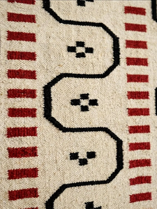 Farmhouse Wool Jute <b>Runner</b> <b>Rug</b> Handwoven Rustic Geometric Tribal Hallway Carpet Boho Entryway Decor Floor <b>Runner</b> for Home - Product Image 6