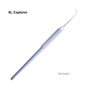 Explorer dentaire manuel ergonomique à une seule extrémité 54 en acier inoxydable certifié CE Roboz Tech Pakistan - Product Image 3