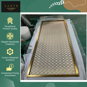 Paravent en acier inoxydable de qualité supérieure, facile à installer, pour hôtel, restaurant et usage domestique - Product Image 6
