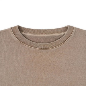 เสื้อสเวตเชิ้ตคอกลมทรงโอเวอร์ไซส์ ยูนิเซ็กซ์ สีพื้น ผ้าถักเนื้อฝ้าย สวมใส่สบายๆ ทรงพอดีตัว ความยาวปกติ เหมาะสำหรับฤดูใบไม้ร่วง - Product Image 6